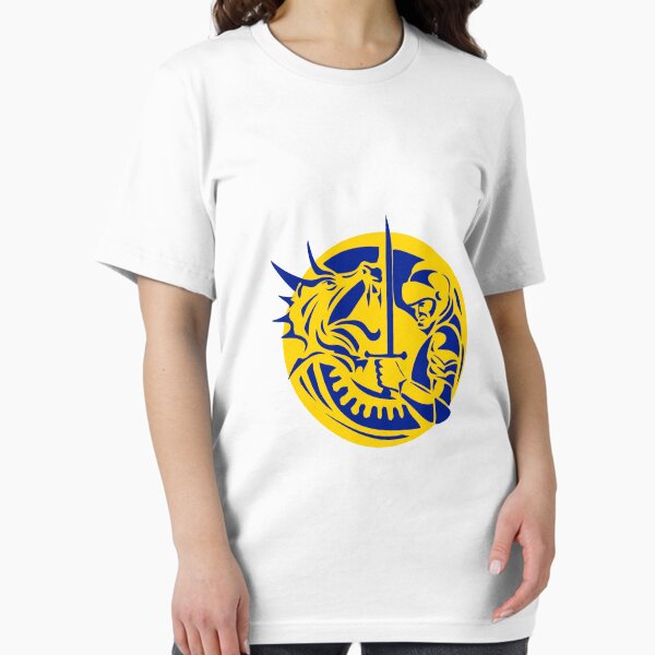 Item preview, Knight Fighting Dragon Circle Retro designed and sold by patrimonio.