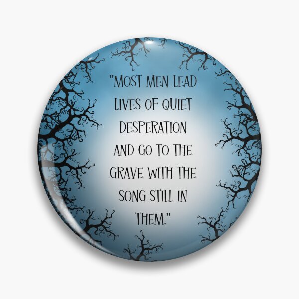Item preview, Most men lead lives of quiet desperation designed and sold by QuotesAreFun.