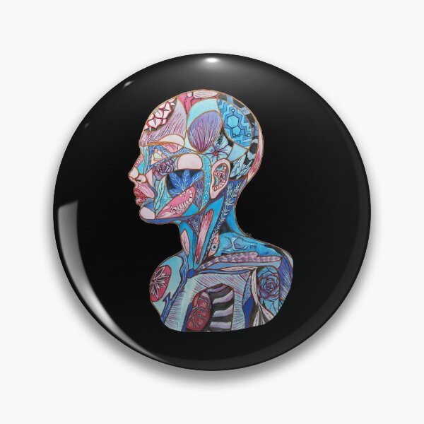 Item preview, Being Human 1 | Floral Anatomy | Mosaic Bust designed and sold by Karli Mogen.