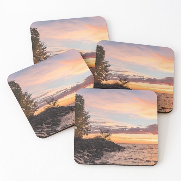 Item preview, Glorious Autumn Sunrise on the Lakeshore designed and sold by Georgia Mizuleva.