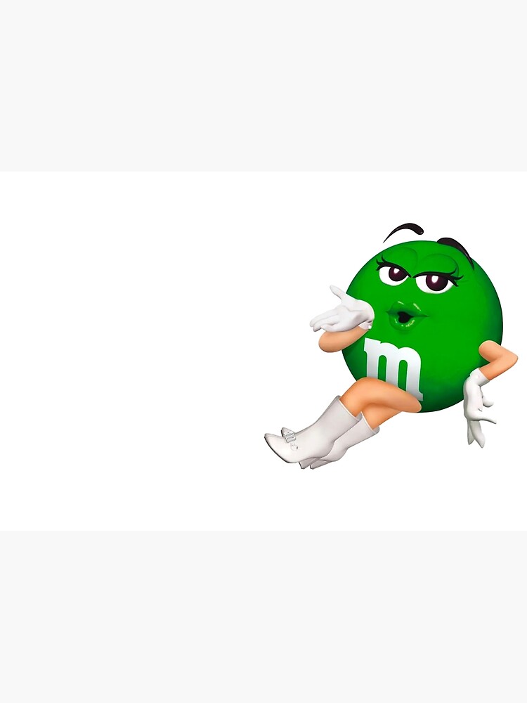 funny m m Green - m and ms Sticker for Sale by Grsifeart