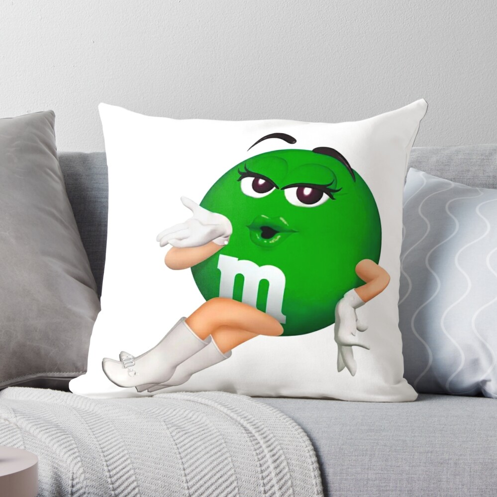 m&m pillow