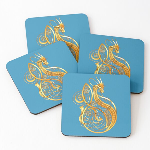 Artikelvorschau, goldener Drache entworfen und verkauft von Selectionshop68.