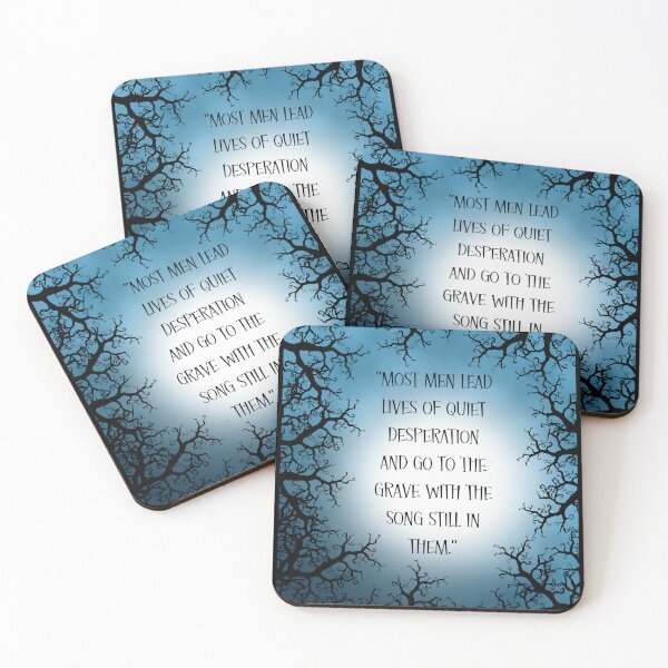 Item preview, Most men lead lives of quiet desperation designed and sold by QuotesAreFun.