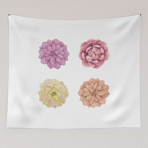 Item preview, Pink Succulent - Set of Four designed and sold by Pavnud.