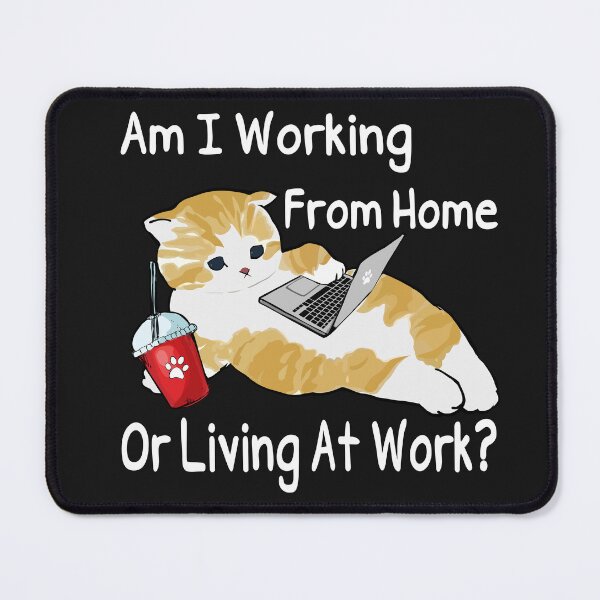 Item preview, Am I Working From Home Or Living At Work Funny Retro Vintage designed and sold by Lazza-Tracks.