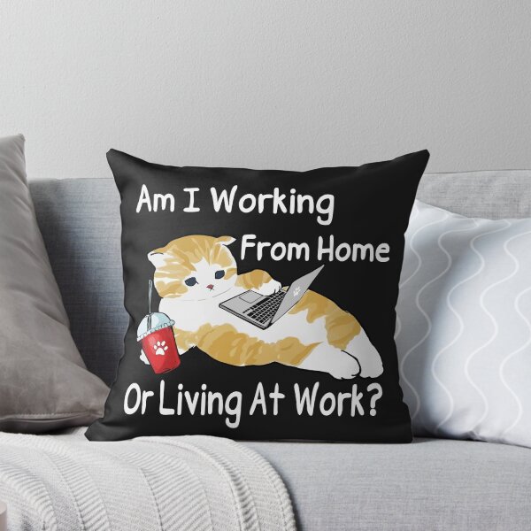 Item preview, Am I Working From Home Or Living At Work Funny Retro Vintage designed and sold by Lazza-Tracks.