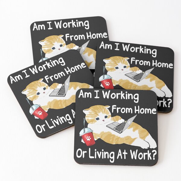 Item preview, Am I Working From Home Or Living At Work Funny Retro Vintage designed and sold by Lazza-Tracks.