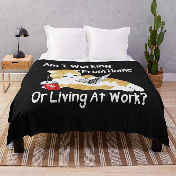 Item preview, Am I Working From Home Or Living At Work Funny Retro Vintage designed and sold by Lazza-Tracks.