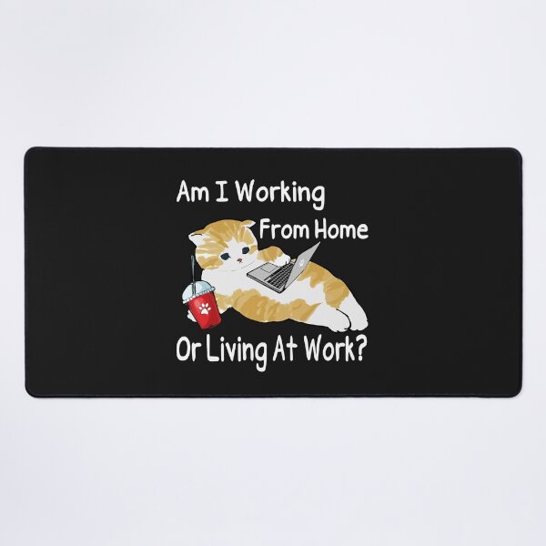 Item preview, Am I Working From Home Or Living At Work Funny Retro Vintage designed and sold by Lazza-Tracks.