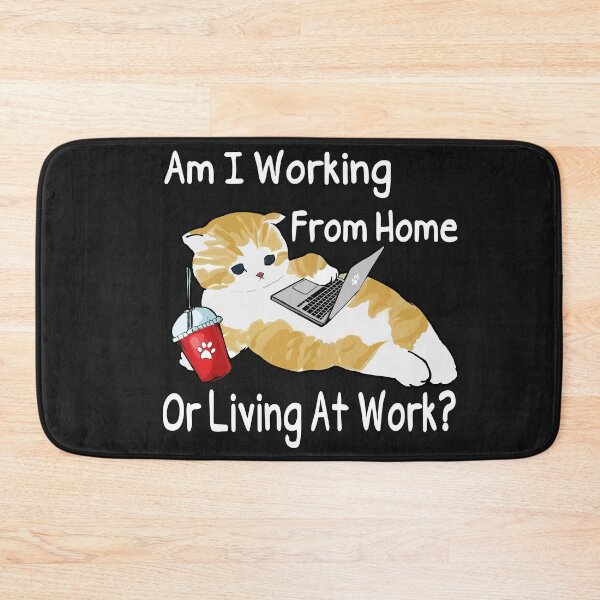 Item preview, Am I Working From Home Or Living At Work Funny Retro Vintage designed and sold by Lazza-Tracks.
