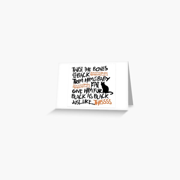 Binx Spell Greeting Card
