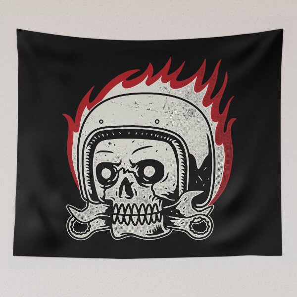 Item preview, Skull Biker designed and sold by Quilimo Studio.