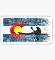 Kayaking Colorado. Paddling, Flag. / Kajak Sticker