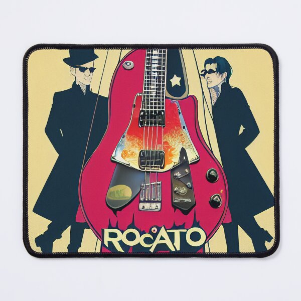 Item preview, Vintage Classic Rock and Roll Guitar Album Cover designed and sold by BAYFAIRE.