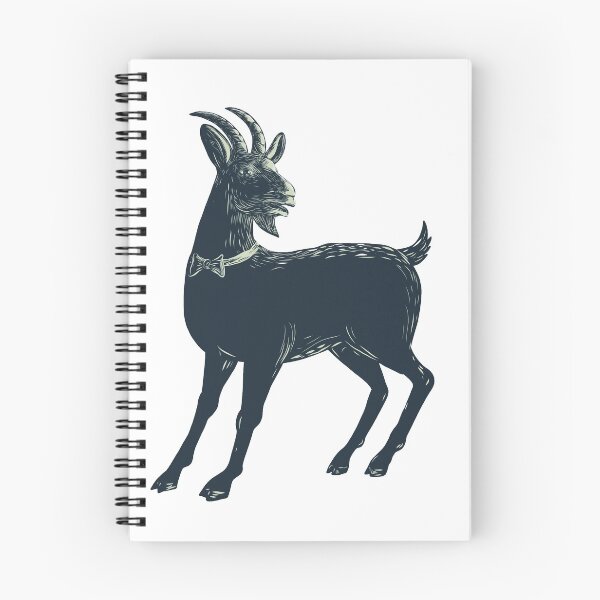 Item preview, The Goat Wearing Bow Tie Scratchboard  designed and sold by patrimonio.