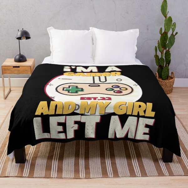 Item preview, I'M A GAMER AND MY GIRL LEFT ME designed and sold by GAADesignz.