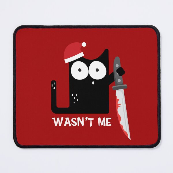 Item preview, Black Evil Cat Saying Funny Christmas  designed and sold by Urosek.