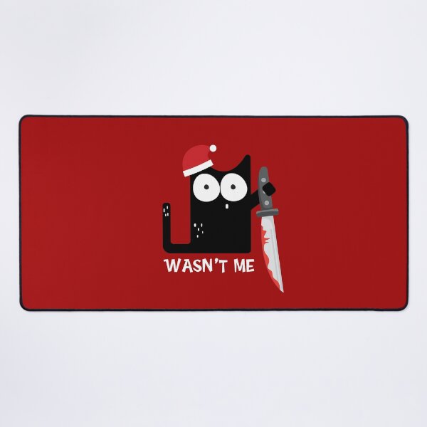 Item preview, Black Evil Cat Saying Funny Christmas  designed and sold by Urosek.