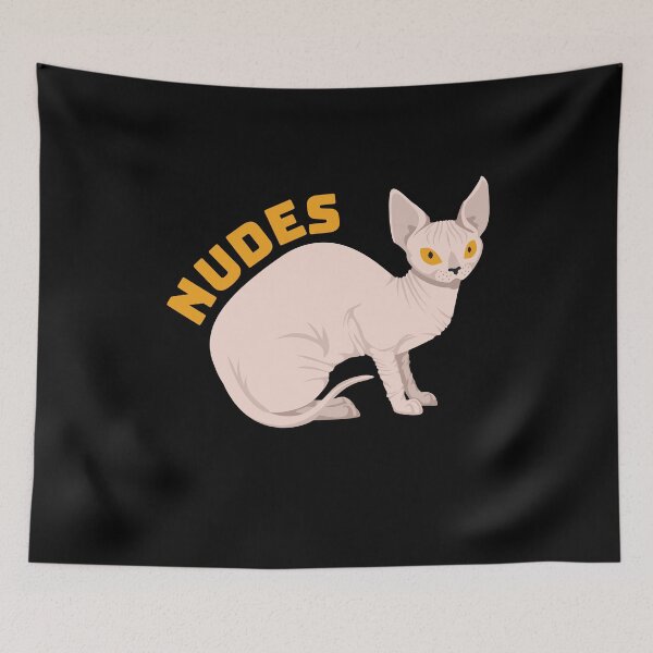 Item preview, Nudes Sphynx Cat Kitten designed and sold by MooonTees.