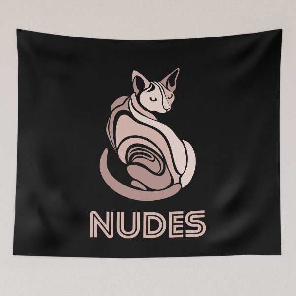Item preview, Nudes Sphynx Cat Kitten designed and sold by MooonTees.