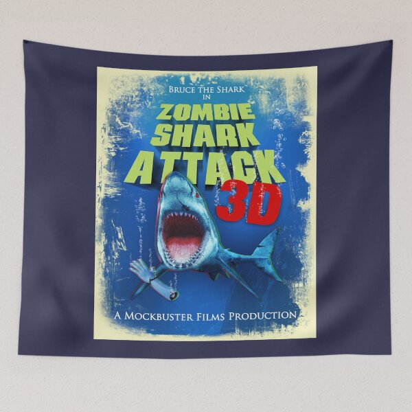 Item preview, Zombie Shark Attack designed and sold by robotrobotROBOT.