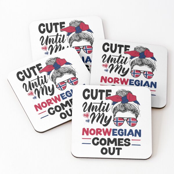 Item preview, Norway Norwegian Cute Until My Norwegian Comes Out Funny designed and sold by ShopTheStyle.