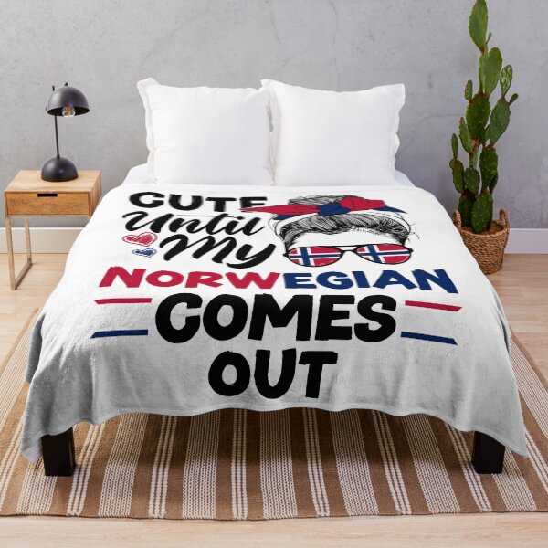 Item preview, Norway Norwegian Cute Until My Norwegian Comes Out Funny designed and sold by ShopTheStyle.