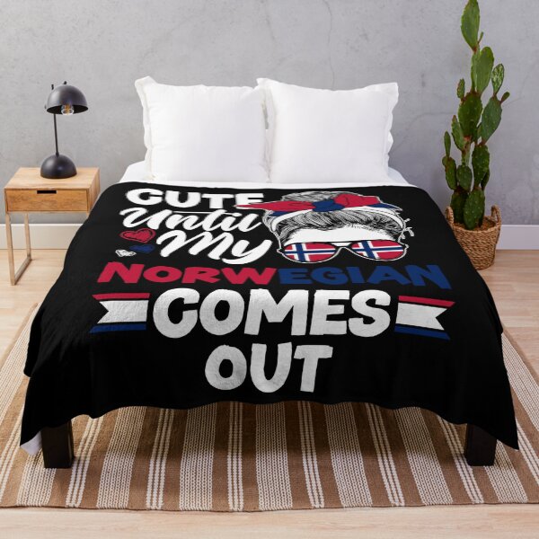 Item preview, Norway Norwegian Cute Until My Norwegian Comes Out Funny designed and sold by ShopTheStyle.