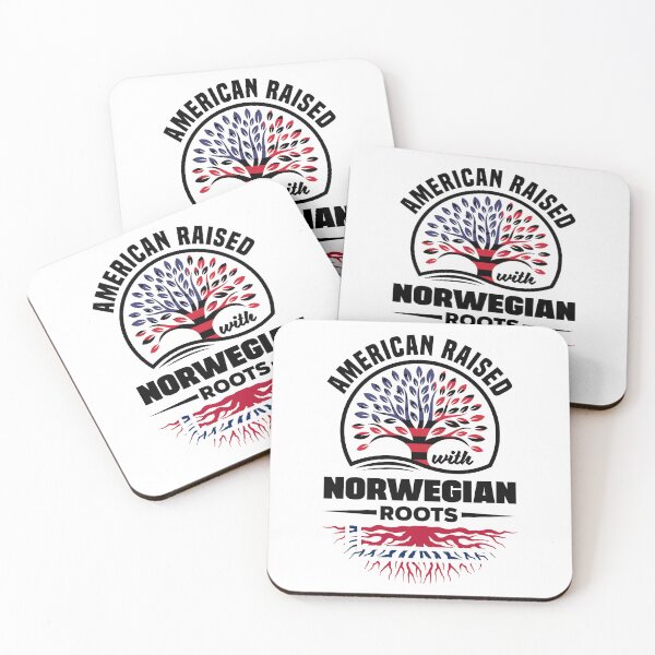 Item preview, American Raised With Norwegian Roots Norway Norwegian Flag designed and sold by ShopTheStyle.