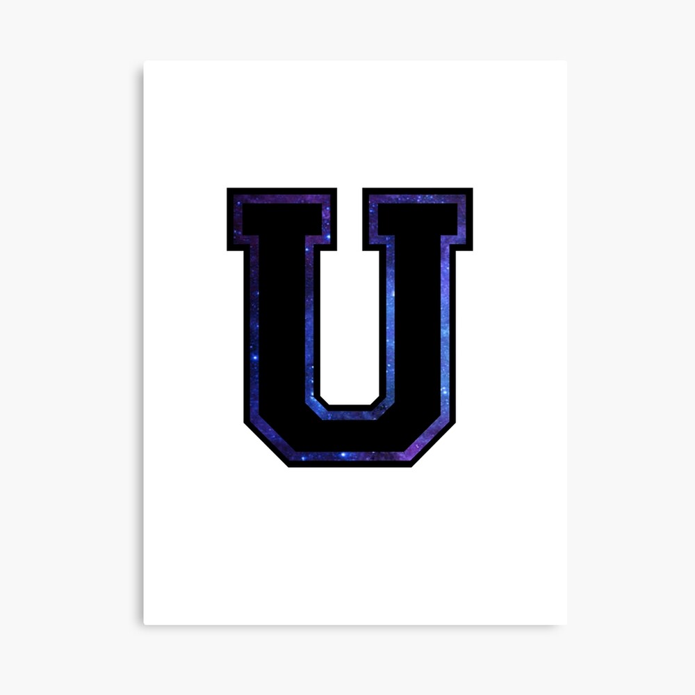 u varsity letter photographic print by bohemiandesignz redbubble