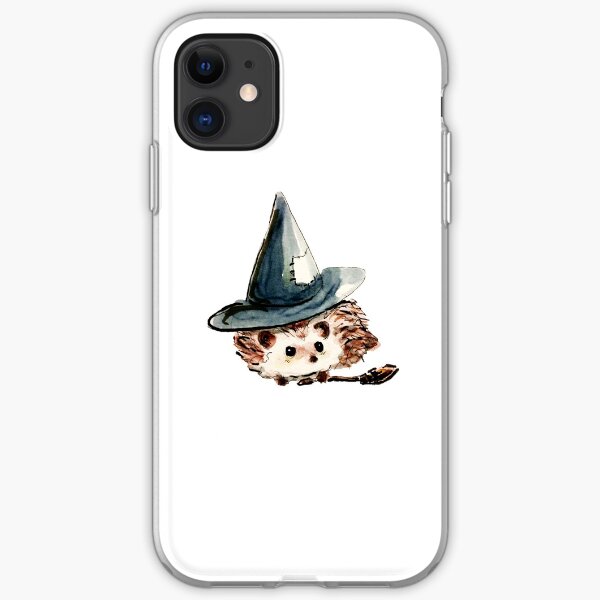 Hedgehog Witch iPhone Soft Case