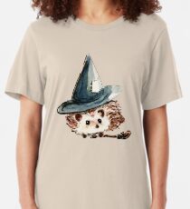 Hedgehog Witch Slim Fit T-Shirt