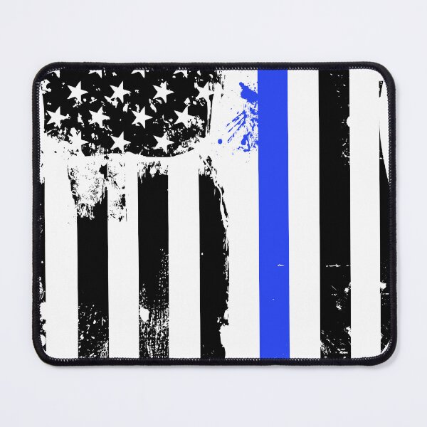 Item preview, American Flag Blue Line Badge designed and sold by AndrewStep.