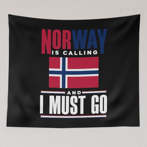 Item preview, Norway Is Calling And I Must Go Norway Norwegian Norway Flag designed and sold by ShopTheStyle.