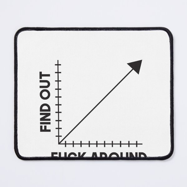 Item preview, Funk Around And Find Out Funny Graph Chart Joke Math designed and sold by Princeps-.