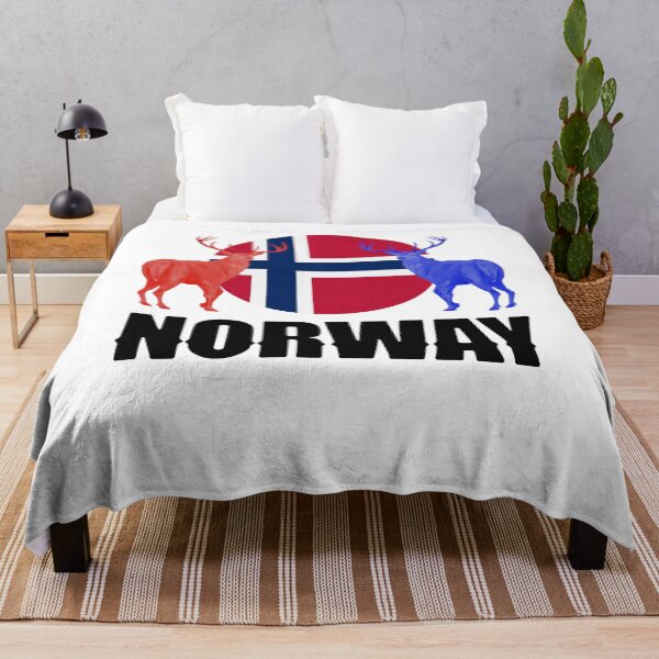 Item preview, Norway Norwegian Norway Flag Stags Silhouettes designed and sold by ShopTheStyle.