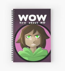 Cuaderno de espiral Wow, ¿qué tal, no?
