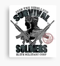 Survival Soldiers Metal Print