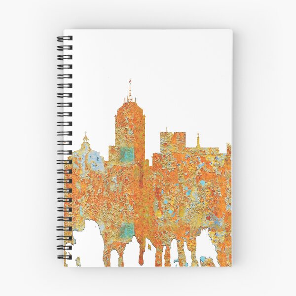 Item preview, Fresno, California Skyline - Rust designed and sold by Marlene Watson-Hall.