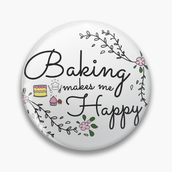 Item preview, Baking makes me happy designed and sold by Innet.