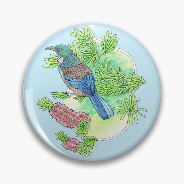 Item preview, Tui Bird - Blue designed and sold by YuNikDraw.