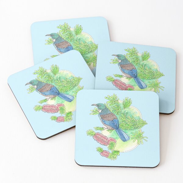 Item preview, Tui Bird - Blue designed and sold by YuNikDraw.