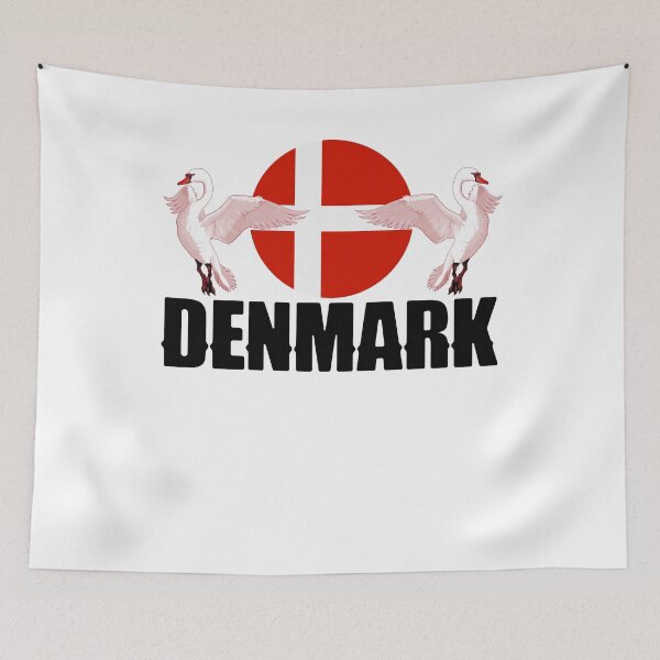 Item preview, Denmark Danish Denmark Flag National Animal Silhouette designed and sold by ShopTheStyle.