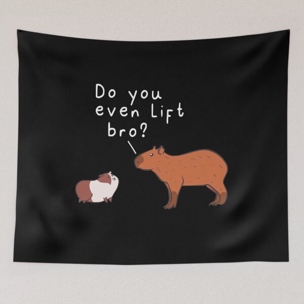 Item preview, Funny Cute Giant Capybara Cartoon designed and sold by MrEddie10.