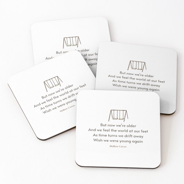 Item preview, When We Were Young Lyrics (by Hollow Coves) designed and sold by MsGraphicaIllus.