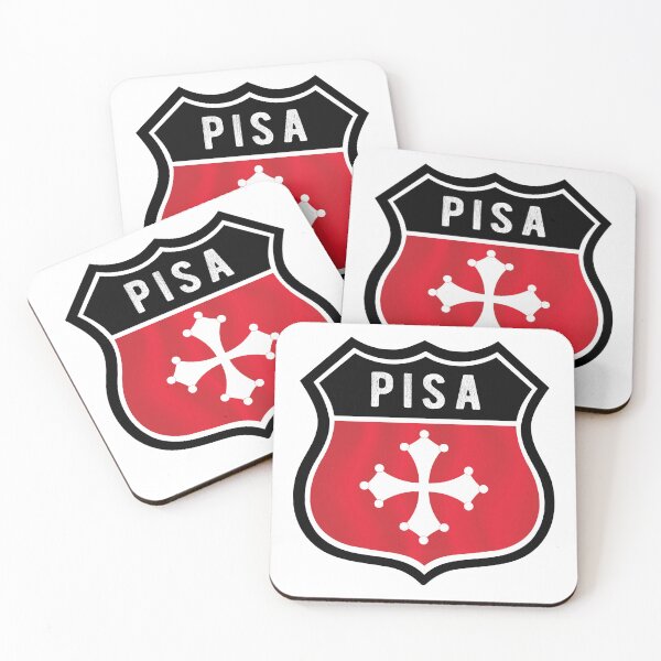 Item preview, Pisa Italy Shield Flag designed and sold by RahallusNtx.
