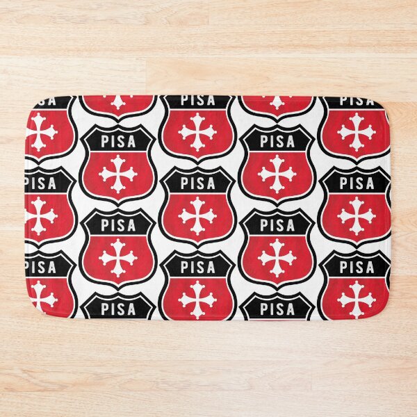 Item preview, Pisa Italy Shield Flag designed and sold by RahallusNtx.