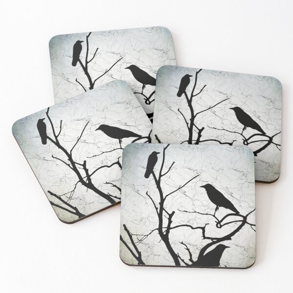 Item preview, Crow Birds on Tree Bird 91 designed and sold by artbylucie.
