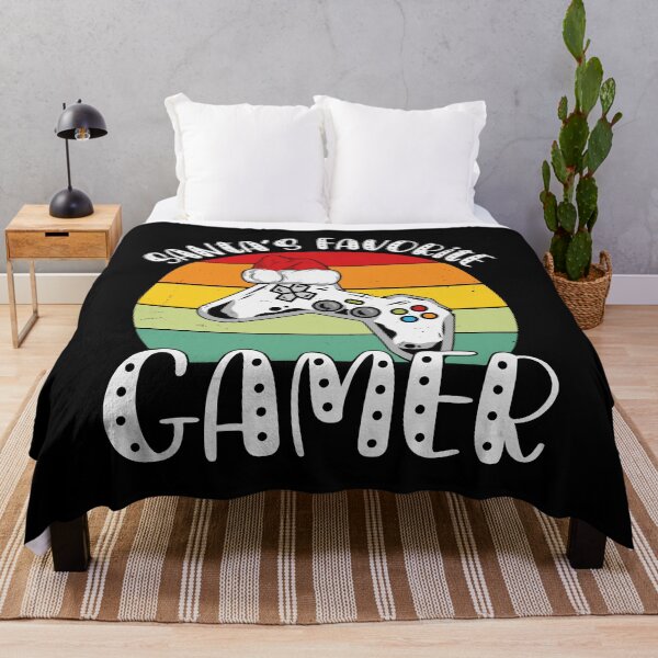 Item preview, Santas Favorite Gamer Cute Sunset retro Design for dad designed and sold by Pexilus.